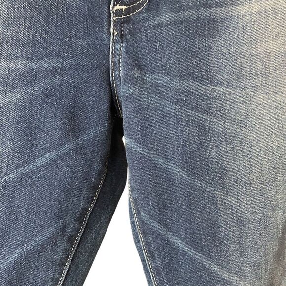 Rock & Republic Women's Skinny Distressed Stretch Jeans Blue Size M - Picture 4 of 10